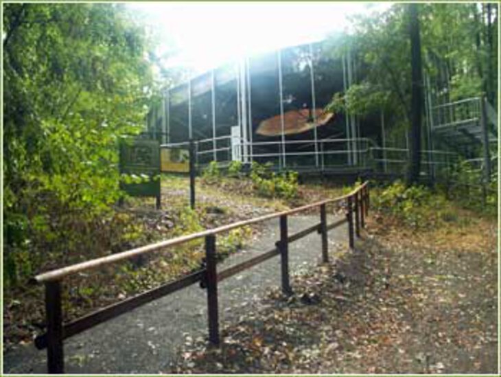 Der Schutzbau am 6. September 2009